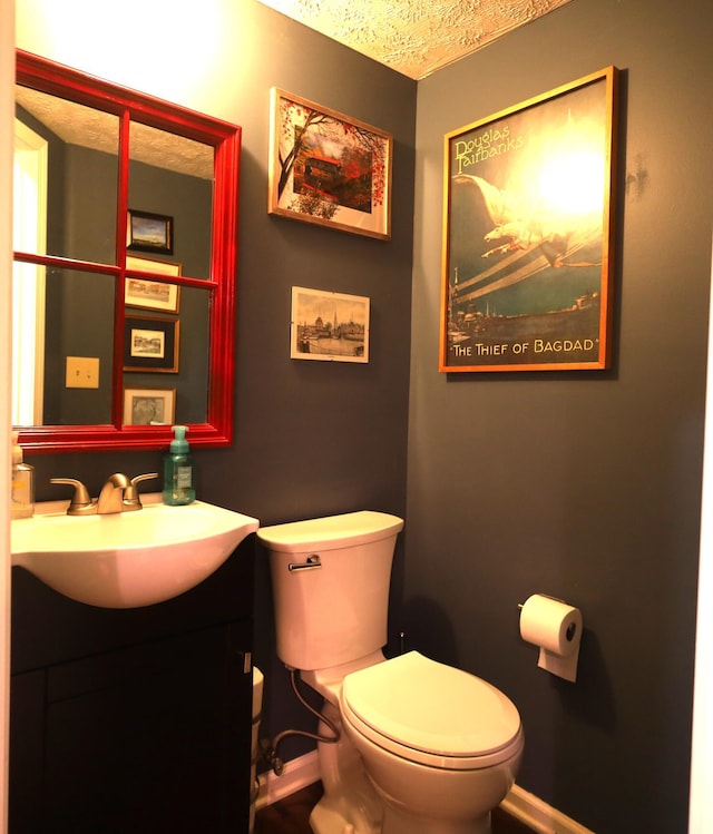 3645 Squire Woods Way, Lexington, KY 40515 - bathroom with vanity and a textured ceiling