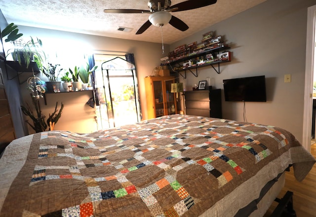 3645 Squire Woods Way, Lexington, KY 40515 - bedroom featuring wood finished floors and a ceiling fan
