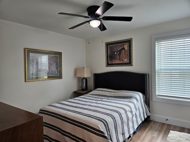 209-211 Wyldwood Way, Berea, KY 40403 - bedroom featuring wood finished floors and a ceiling fan