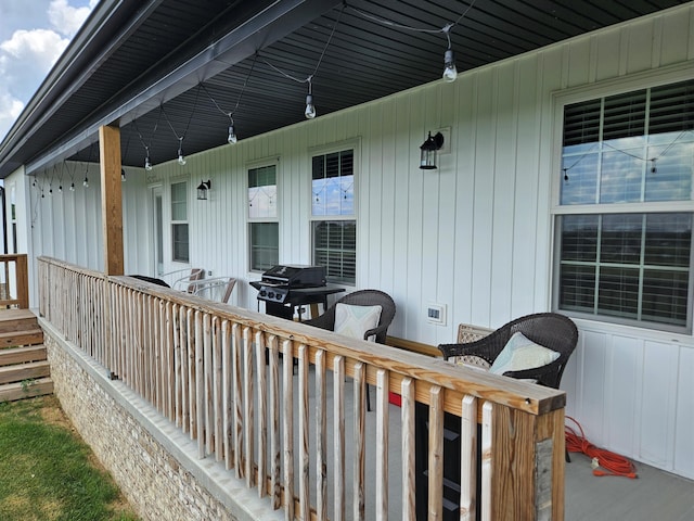 209-211 Wyldwood Way, Berea, KY 40403 - covered porch with a grill