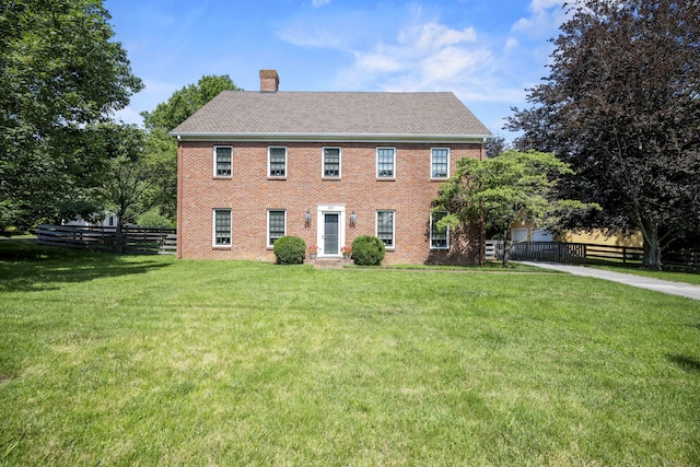 321 S Turner St, Midway, KY 40347 - colonial house with a chimney and brick siding