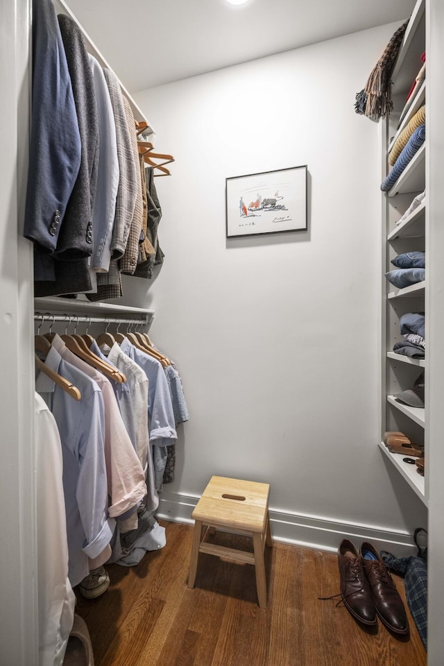 321 S Turner St, Midway, KY 40347 - spacious closet with wood finished floors