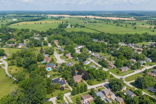 321 S Turner St, Midway, KY 40347 - aerial view of property's location with rural landscape