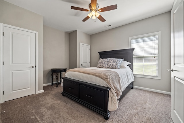 111 Colonial Dr, Versailles, KY 40383 - carpeted bedroom with baseboards and ceiling fan