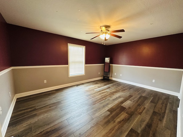 218 Foster Ln, Stanford, KY 40484 - spare room featuring ceiling fan and wood finished floors