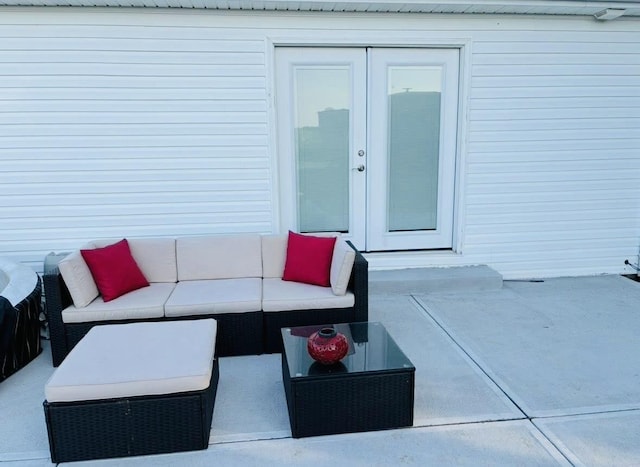 218 Foster Ln, Stanford, KY 40484 - view of patio / terrace with an outdoor hangout area and french doors