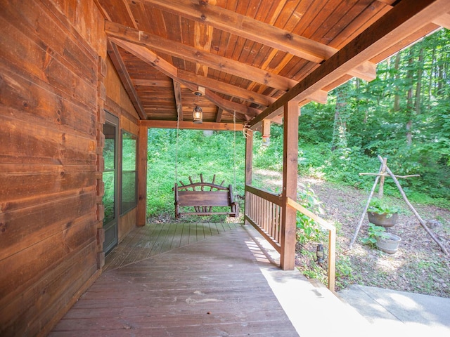 843 Joe Henson Rd, Dunnville, KY 42528 - view of deck