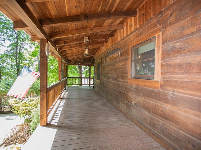 843 Joe Henson Rd, Dunnville, KY 42528 - view of wooden terrace
