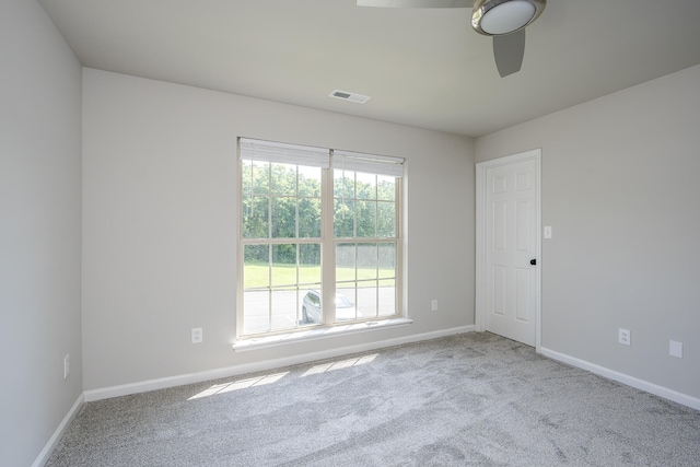 321 Houston Creek Dr, Paris, KY 40361 - spare room with ceiling fan and carpet floors