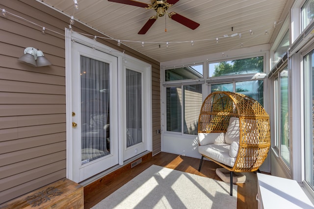 129 Plantation Dr, Lawrenceburg, KY 40342 - sunroom / solarium with ceiling fan