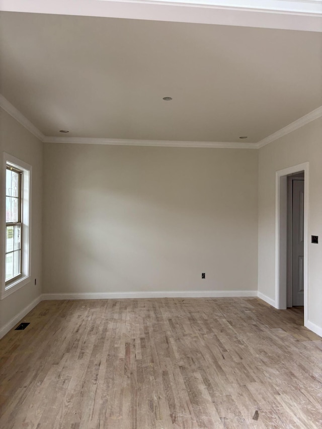 2716 Kearney Creek Ln, Lexington, KY 40511 - empty room with light wood finished floors and crown molding