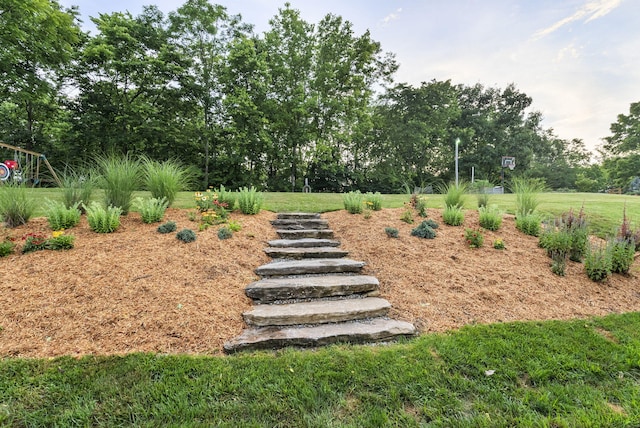 1020 Cornish Ln, Lawrenceburg, KY 40342 - view of grassy yard featuring view of wooded area