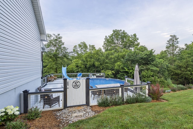 1020 Cornish Ln, Lawrenceburg, KY 40342 - outdoor pool with a lawn