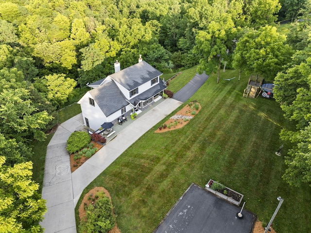 1020 Cornish Ln, Lawrenceburg, KY 40342 - drone / aerial view of a forest