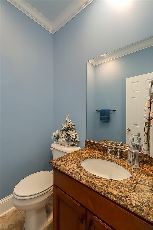 1758 Airdrie Ln, Frankfort, KY 40601 - bathroom with ornamental molding and vanity