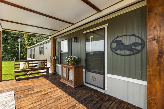 1100 Doublegate Rd, Jeffersonville, KY 40337 - view of deck