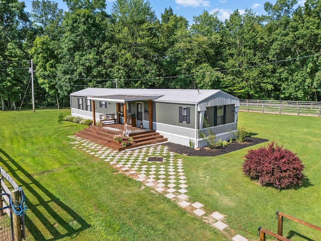 1100 Doublegate Rd, Jeffersonville, KY 40337 - view of front of house featuring a deck