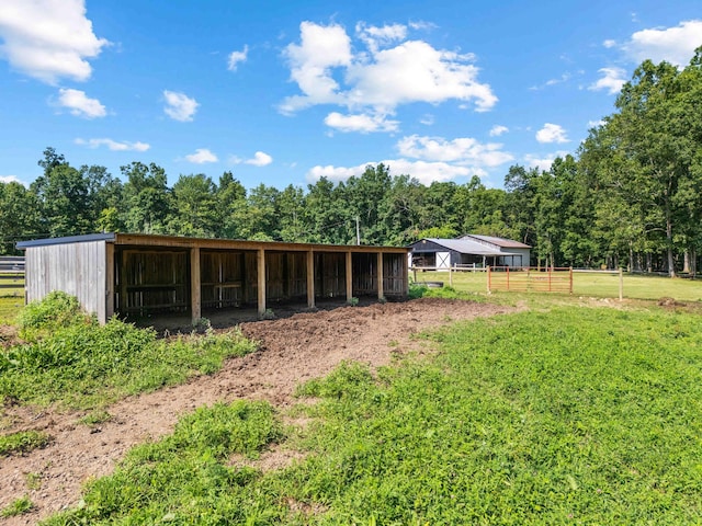 1100 Doublegate Rd, Jeffersonville, KY 40337 - view of yard with an outdoor structure and an exterior structure