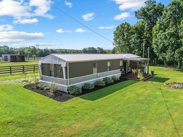 1100 Doublegate Rd, Jeffersonville, KY 40337 - back of property with a metal roof