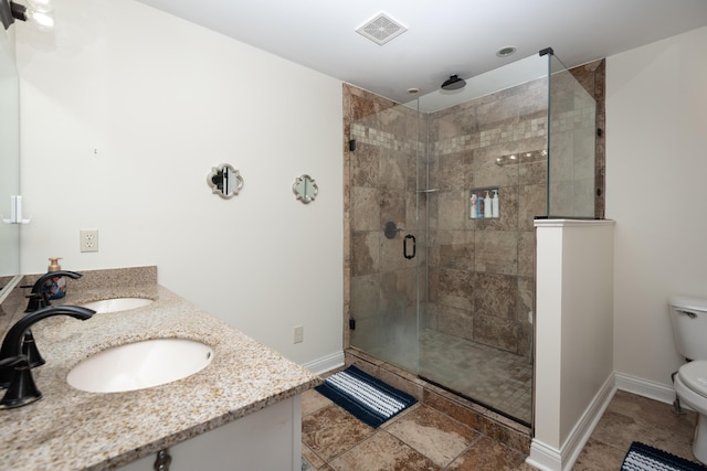 5045 Mccowans Ferry Rd, Versailles, KY 40383 - full bathroom with a shower stall and double vanity