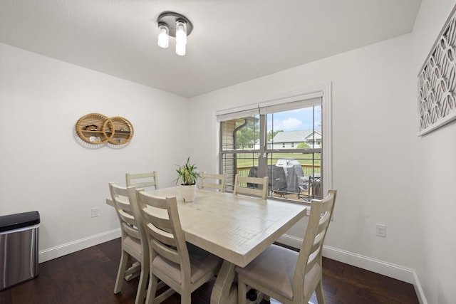 477 Barrington Dr, Somerset, KY 42503 - dining room featuring dark wood-style flooring