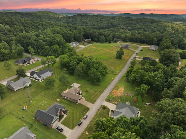 477 Barrington Dr, Somerset, KY 42503 - aerial view of property and surrounding area with a forest