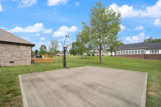 477 Barrington Dr, Somerset, KY 42503 - view of patio / terrace featuring basketball hoop