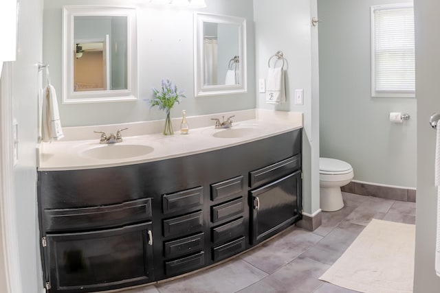 261 Applegrove Dr, Nicholasville, KY 40356 - full bathroom featuring double vanity and tile patterned floors