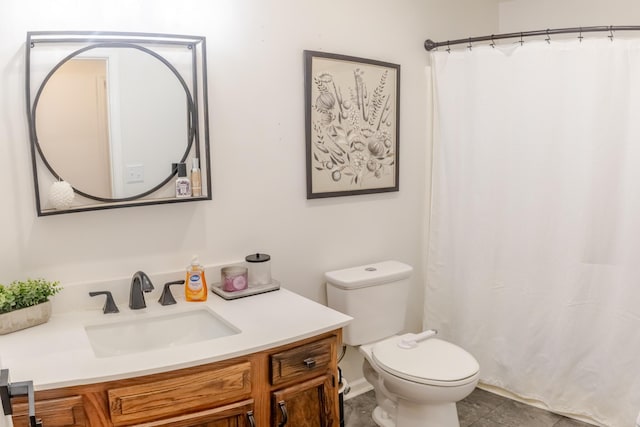 261 Applegrove Dr, Nicholasville, KY 40356 - full bathroom featuring vanity, tile patterned floors, and a shower with shower curtain