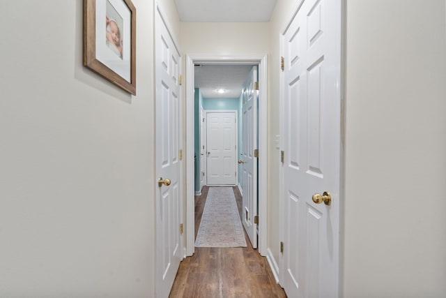 2193 Birkdale Dr, Lexington, KY 40509 - corridor with dark wood finished floors and baseboards