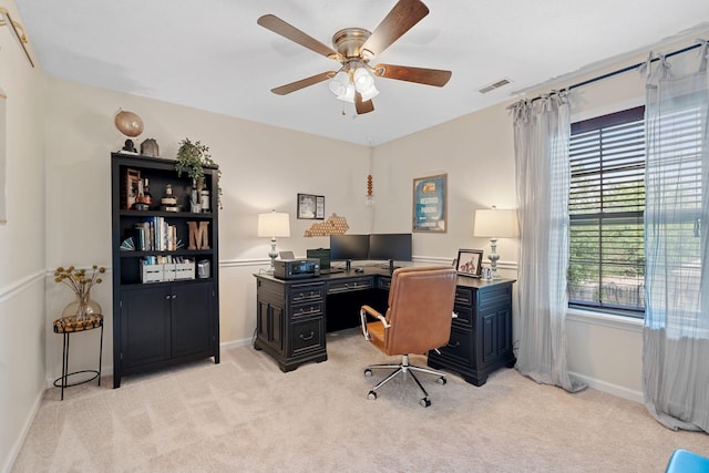 2193 Birkdale Dr, Lexington, KY 40509 - office space with light colored carpet and ceiling fan
