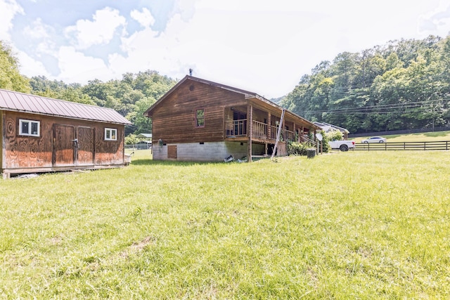 30 Country Ln, Prestonsburg, KY 41653 - rear view of property featuring a storage unit