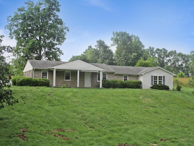 4000 Shadrick Ferry Rd, Frankfort, KY 40601 - ranch-style home featuring a front lawn