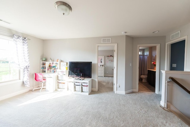 126 Mollie Way, Georgetown, KY 40324 - living room with carpet flooring and baseboards