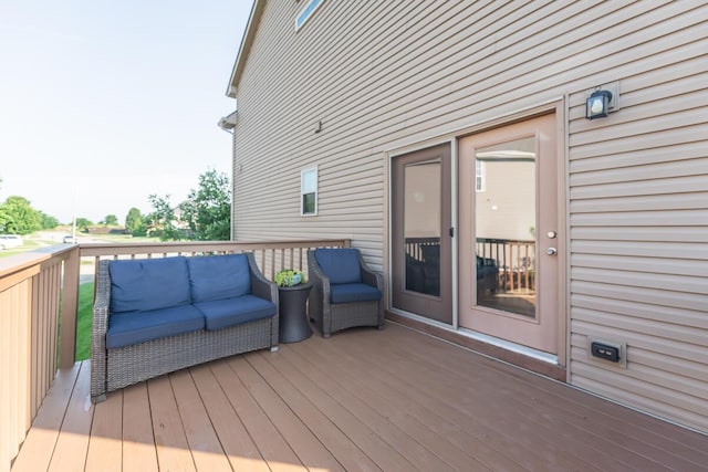 126 Mollie Way, Georgetown, KY 40324 - deck featuring an outdoor living space