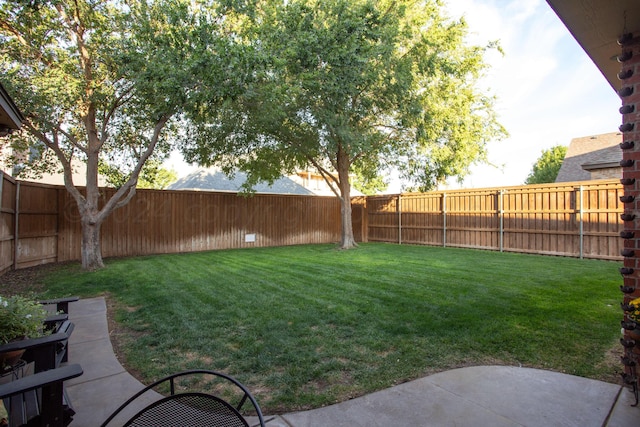 7705 New England Pkwy, Amarillo, TX 79119 - view of yard with a fenced backyard