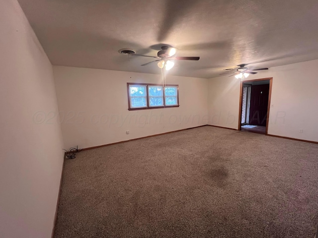 109 Ranger St, Hereford, TX 79045 - carpeted spare room with ceiling fan and baseboards