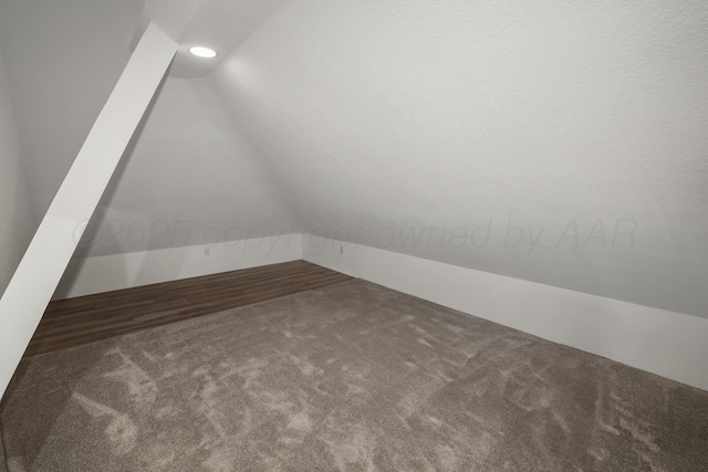 6817 Baccus Dr, Amarillo, TX 79124 - additional living space with carpet, lofted ceiling, and recessed lighting