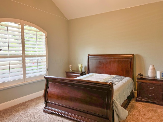 7507 Continental Pkwy, Amarillo, TX 79119 - bedroom with carpet floors and lofted ceiling