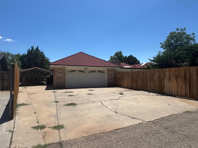 3717 Farwell Dr, Amarillo, TX 79109 - view of side of home featuring brick siding