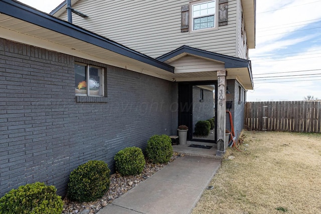 view of entrance to property