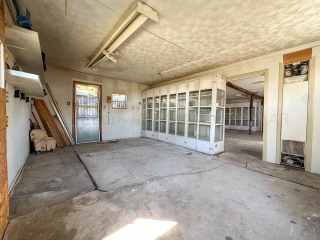 miscellaneous room with concrete floors