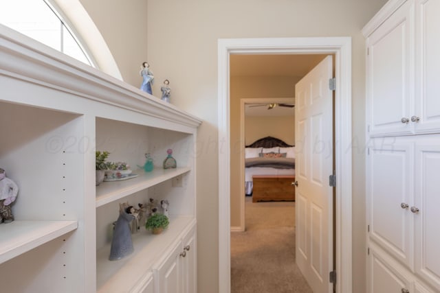 2314 Atkinsen St, Amarillo, TX 79106 - hallway with light colored carpet