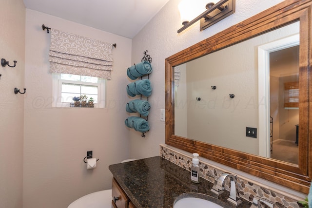 2314 Atkinsen St, Amarillo, TX 79106 - half bath with vanity and toilet