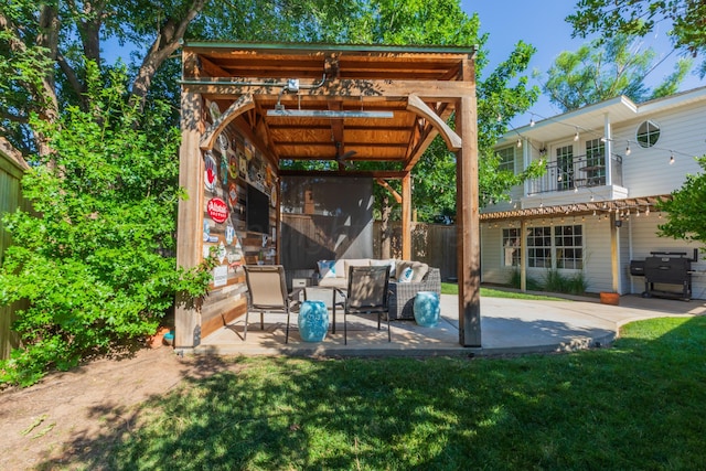 2314 Atkinsen St, Amarillo, TX 79106 - patio / terrace featuring an outdoor hangout area and a patio