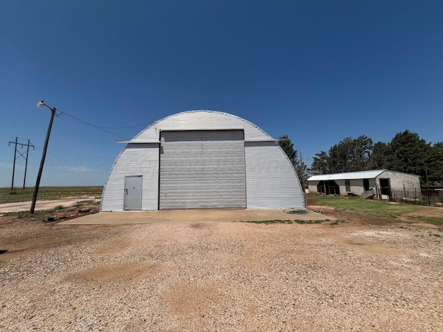 view of outdoor structure