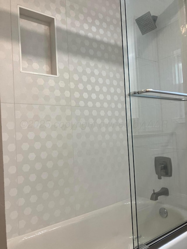 3704 Westlawn Ave, Amarillo, TX 79102 - full bathroom with shower / bath combination with glass door