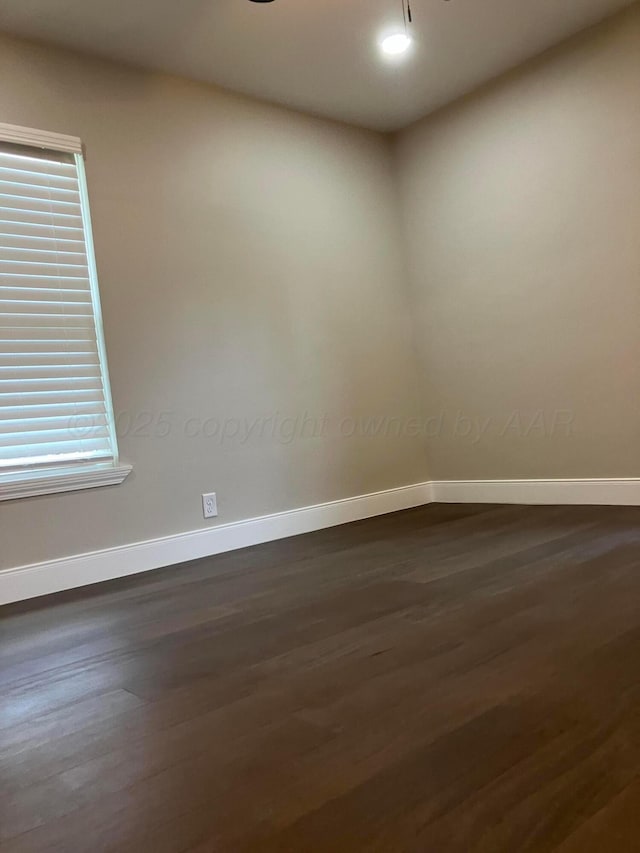 3704 Westlawn Ave, Amarillo, TX 79102 - spare room featuring dark wood finished floors