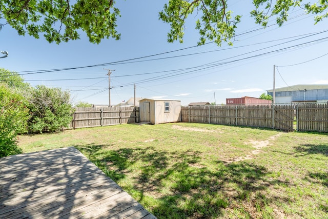542 Nara Visa Ln, Fritch, TX 79036 - view of yard featuring a storage unit and an outdoor structure