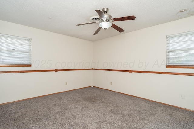 542 Nara Visa Ln, Fritch, TX 79036 - carpeted empty room with ceiling fan and baseboards